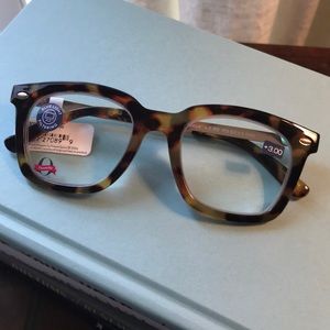 New Peepers Blue Light Filtering +3 Glasses Reader